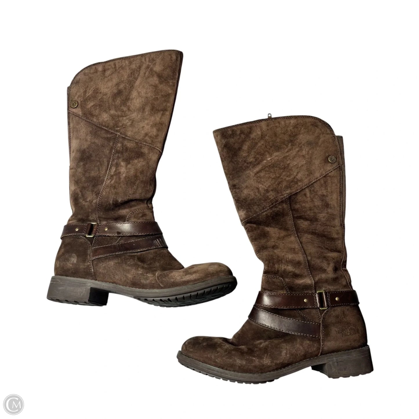 Boots Leather By The North Face In Brown, Size: 9