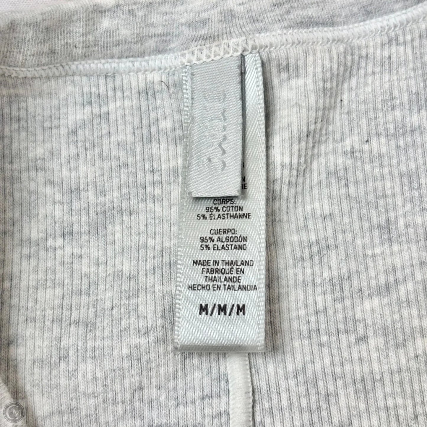 Dress Casual Midi By Skims In Grey, Size: M