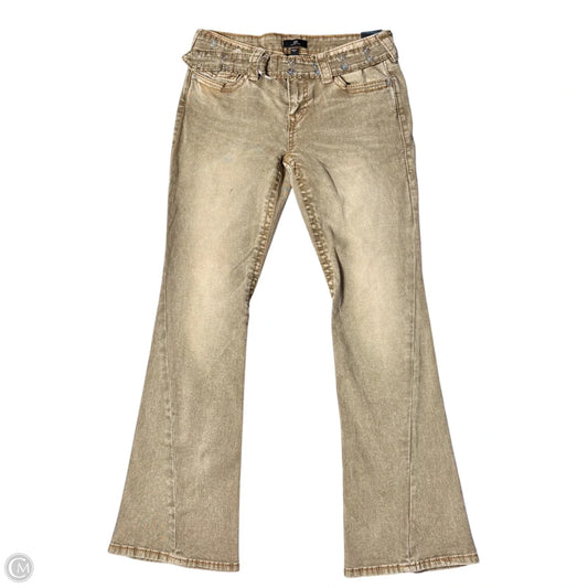 Jeans Flared By True Religion In Brown Denim, Size: 8