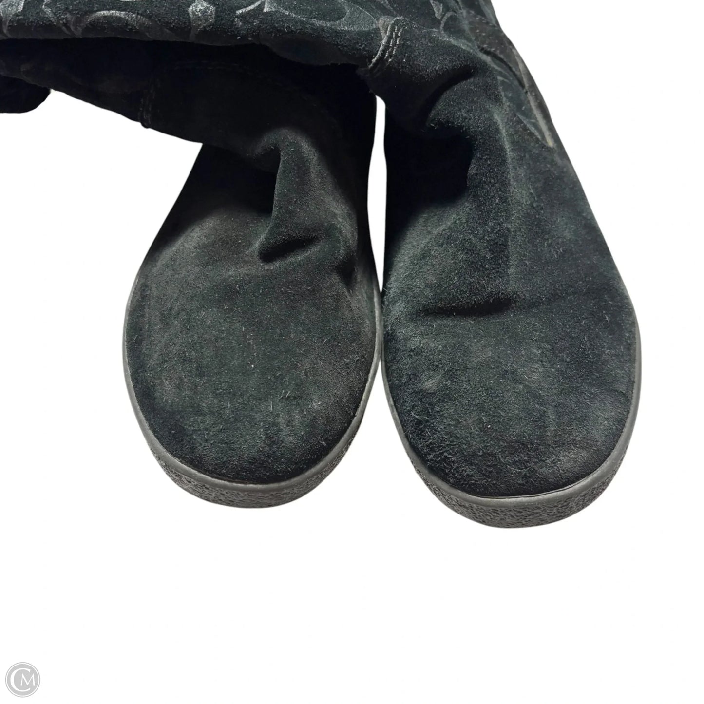 Boots Designer By Coach In Black, Size: 7.5