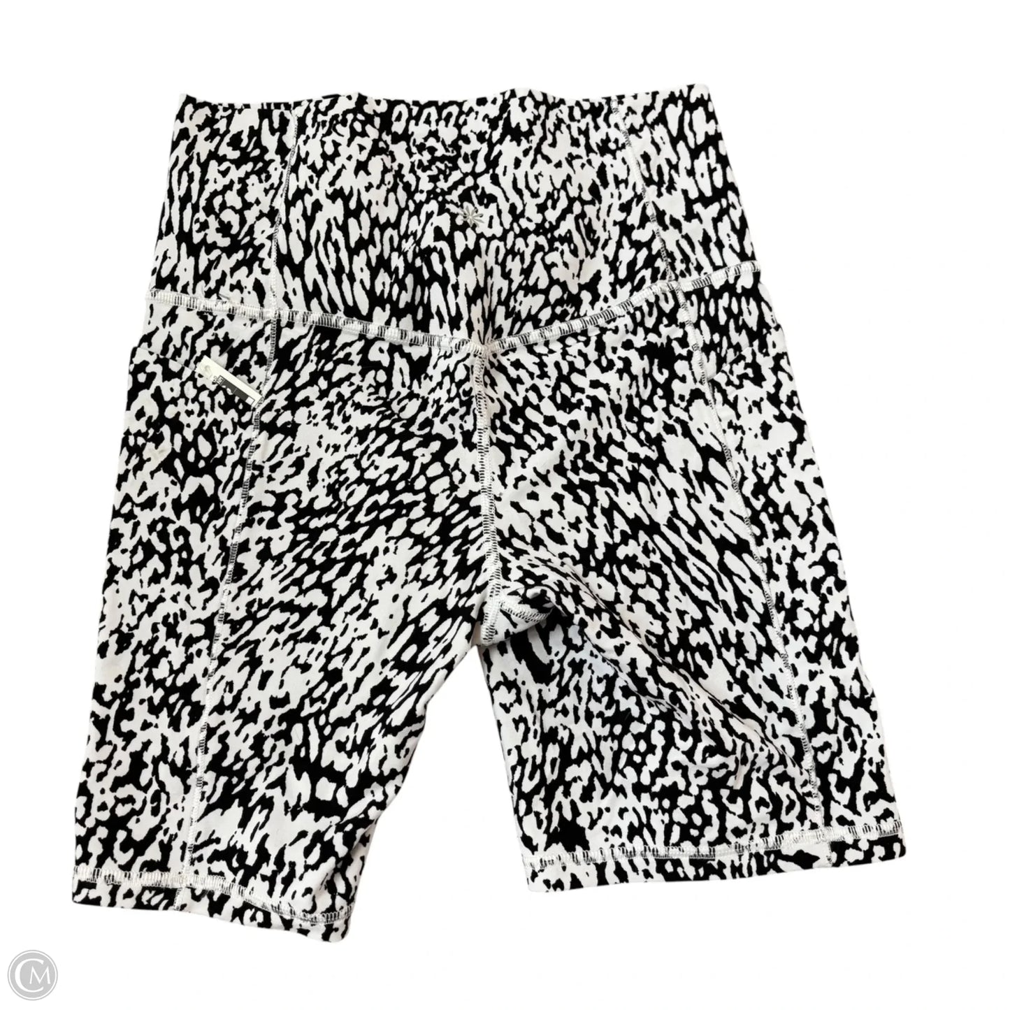 Athletic Shorts By Athleta In Black & White, Size: Sp