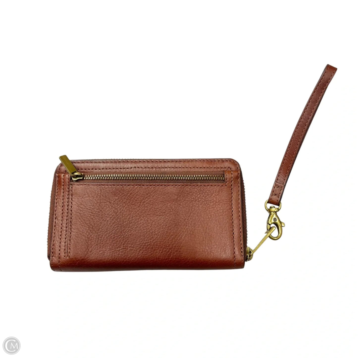 Wallet Leather By Fossil, Size: Medium