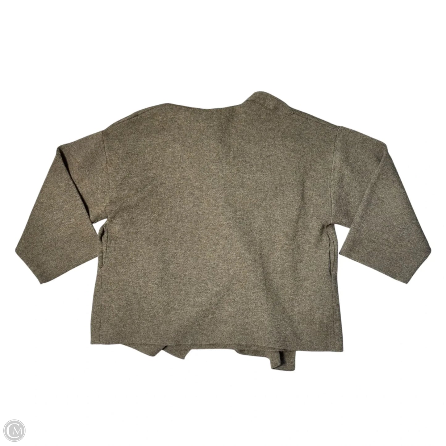 Sweatshirt Collar By Zara In Brown, Size: L