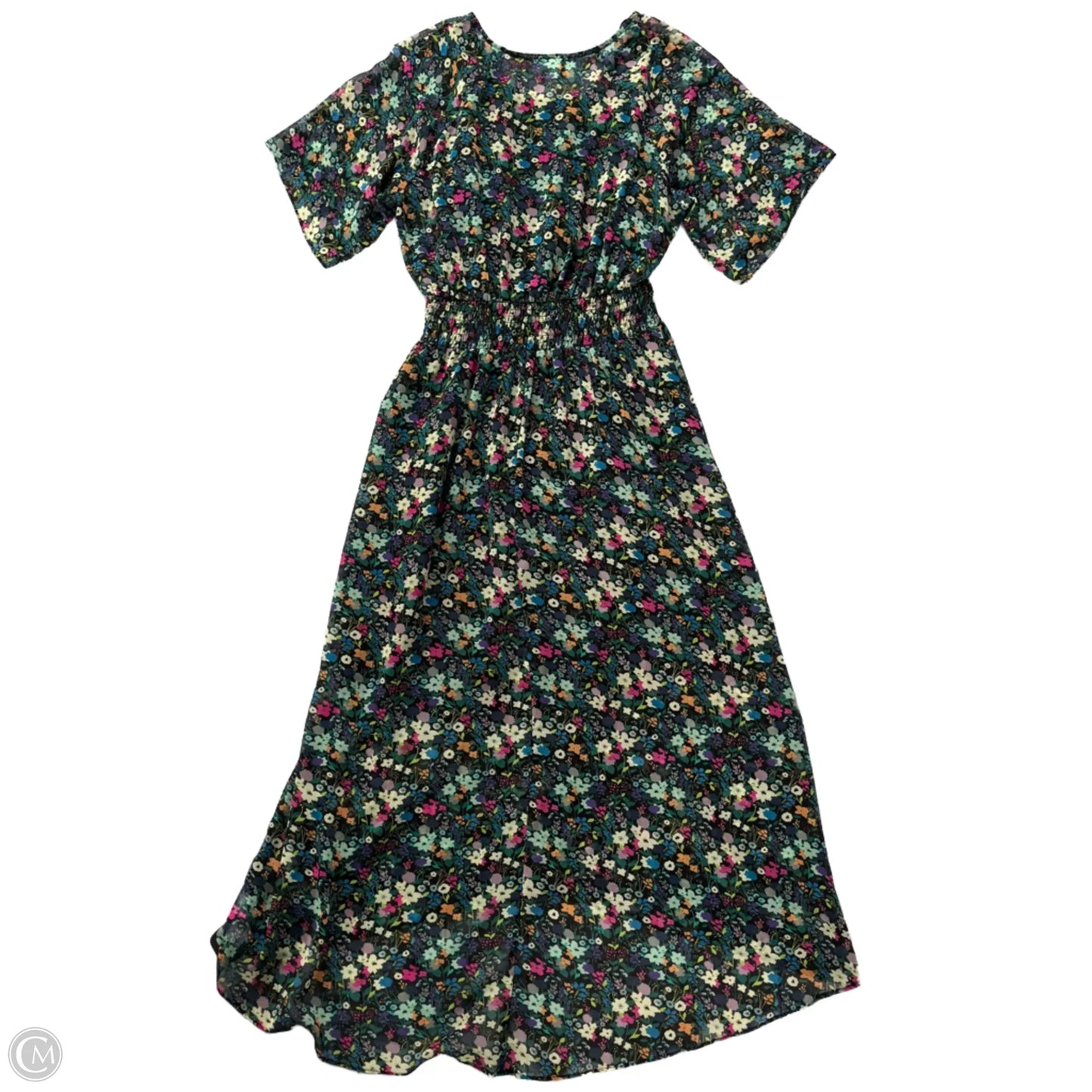 Dress Casual Maxi By Cabi In Floral Print, Size: Xs
