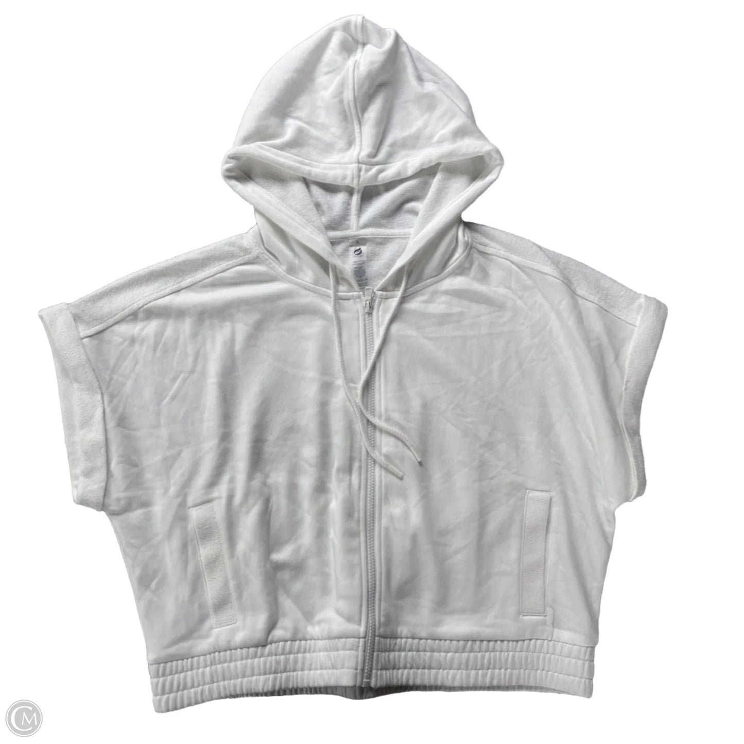 Athletic Jacket By Lou And Grey In White, Size: Xl