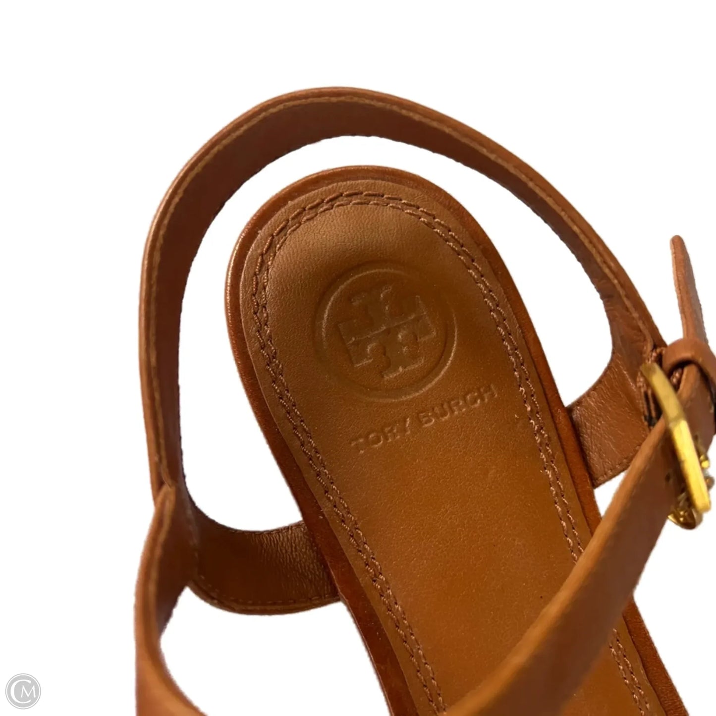 Sandals Designer By Tory Burch In Brown, Size: 6.5