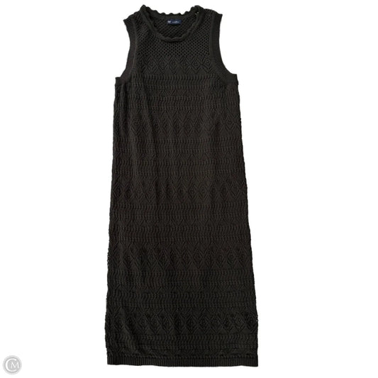 Dress Casual Midi By Gap In Black, Size: M