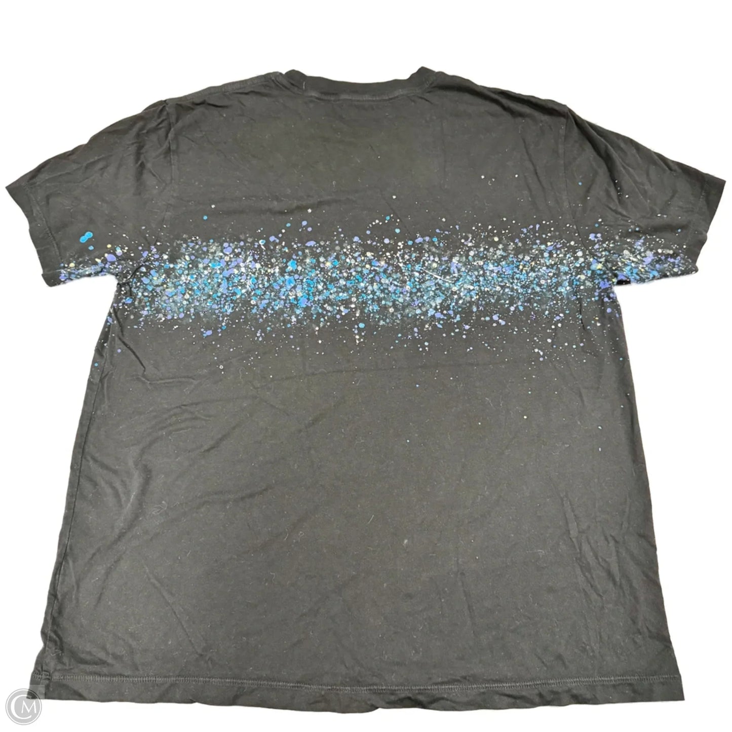 Top Short Sleeve Designer By Amiri In Black, Size: S