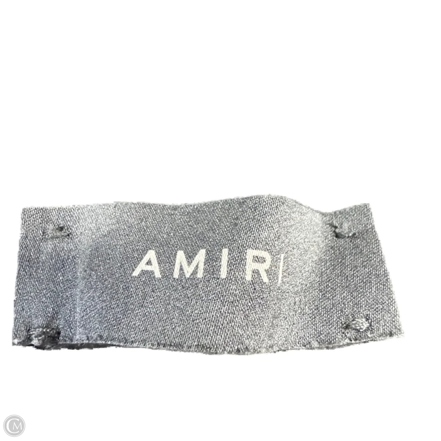 Top Short Sleeve Designer By Amiri In Black, Size: S