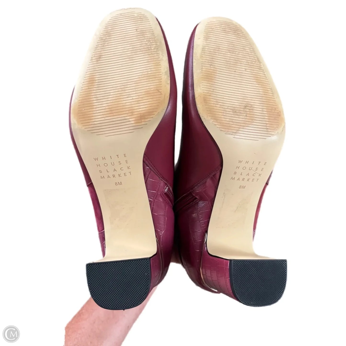 Boots Ankle Heels By White House Black Market In Pink, Size: 8