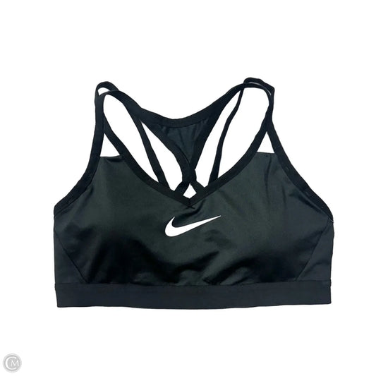 Athletic Bra By Nike Apparel In Black, Size: L