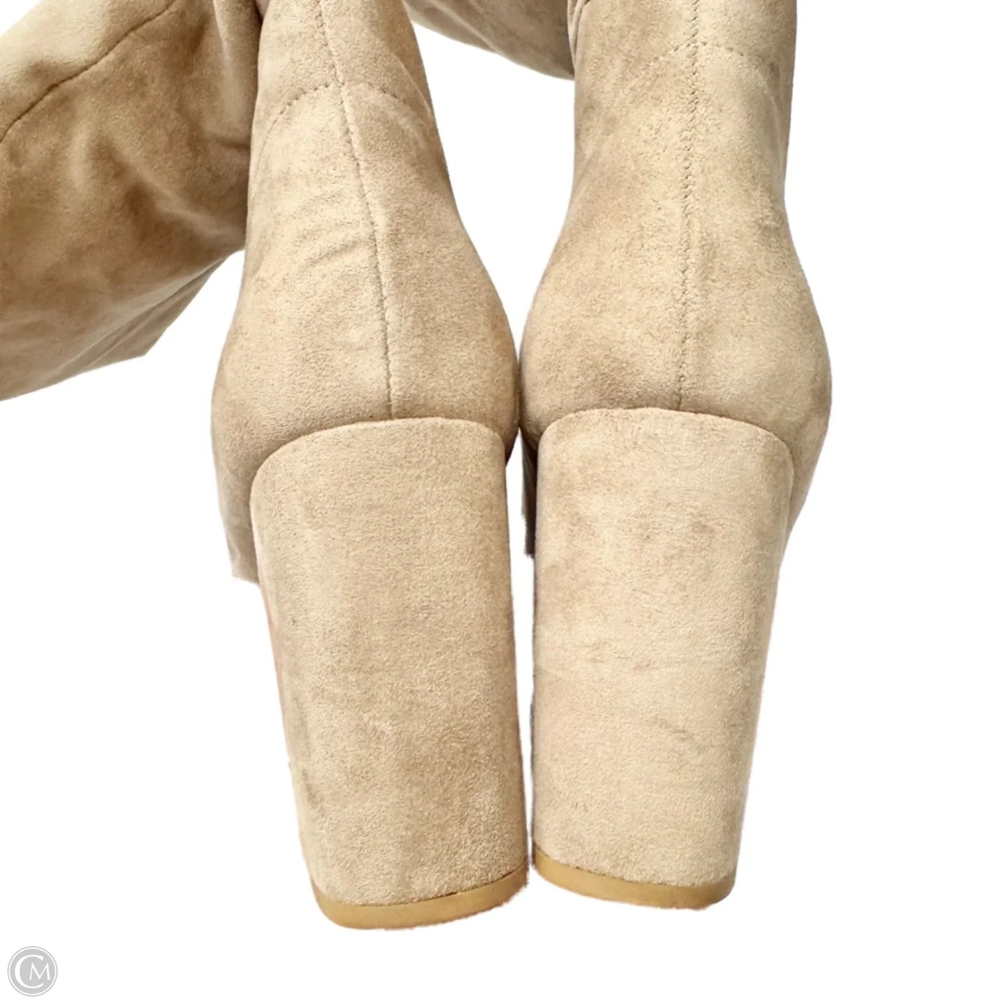 Boots Ankle Heels By Chinese Laundry In Tan, Size: 9.5
