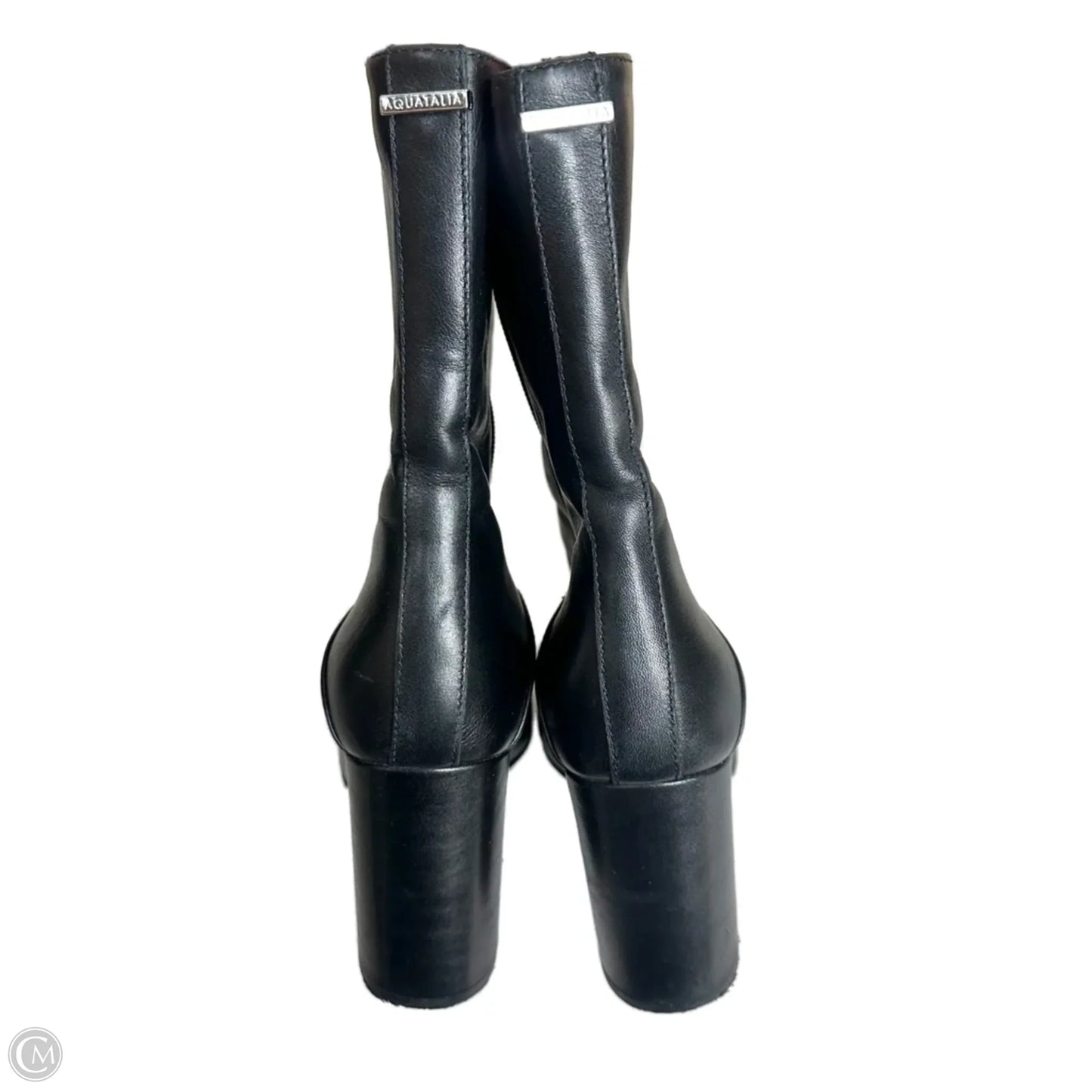 Boots Ankle Heels By Aquatalia In Black, Size: 10