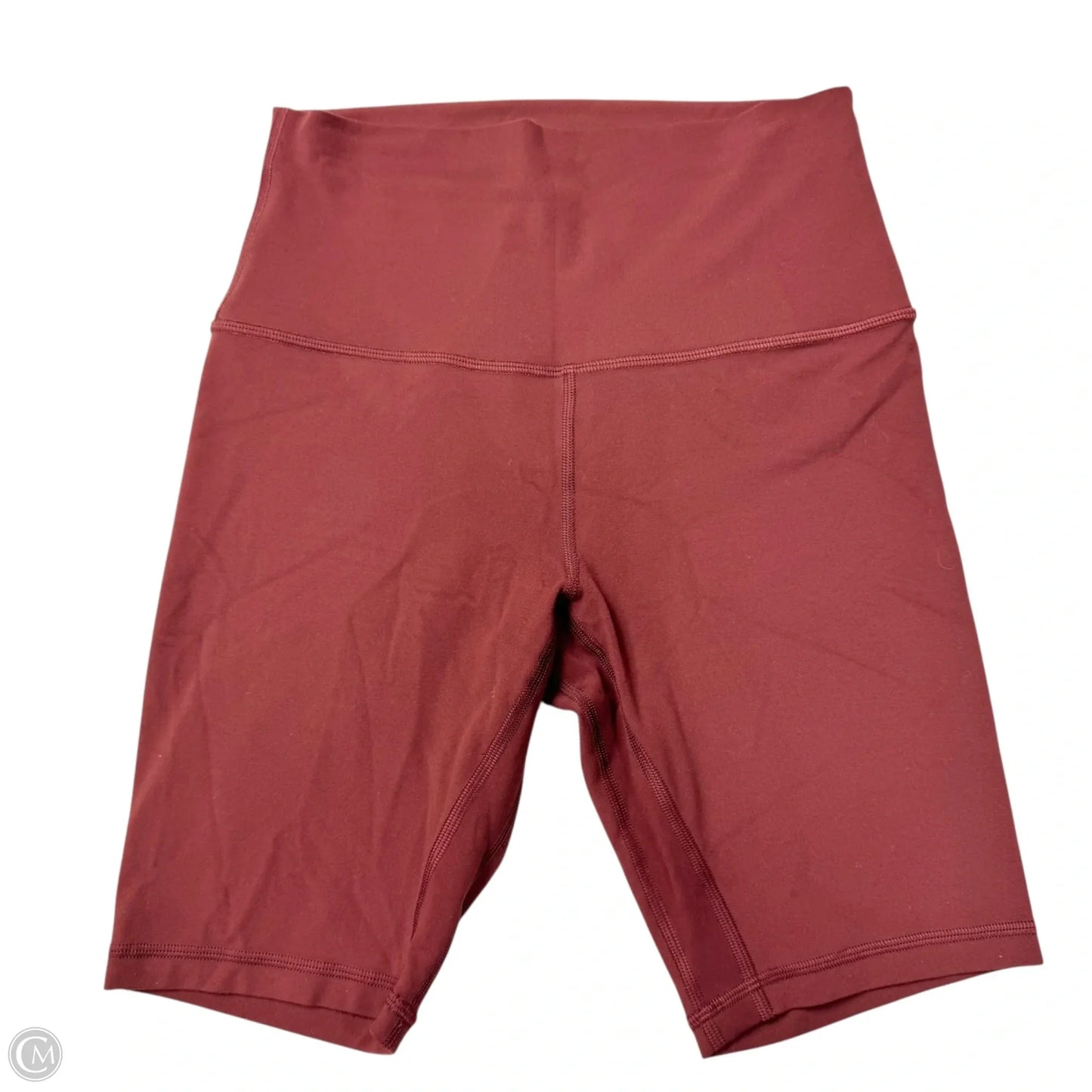 Athletic Shorts By Lululemon In Maroon, Size: S