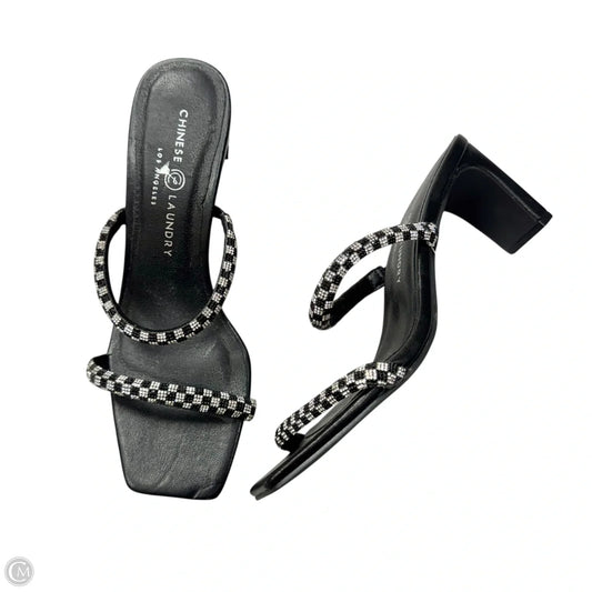 Shoes Heels Kitten By Chinese Laundry In Black, Size: 7.5