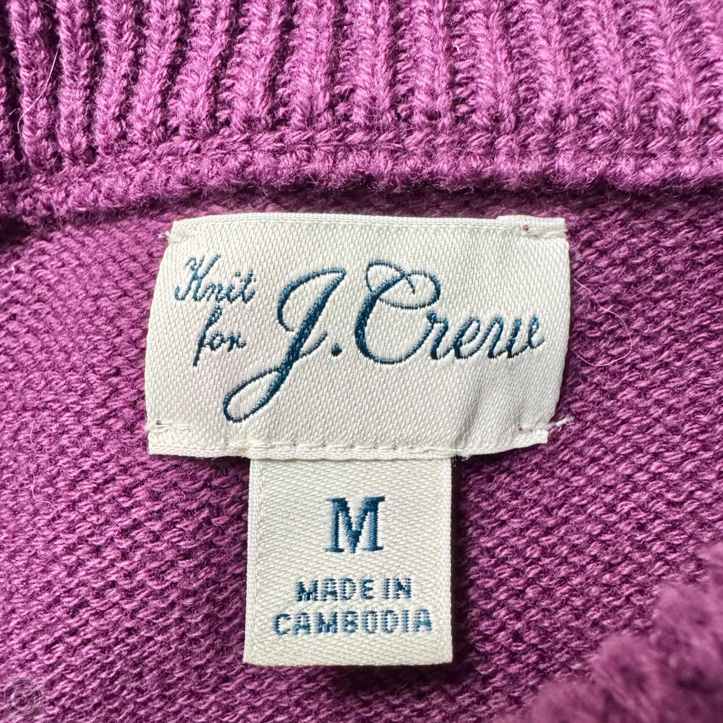 Sweater By J. Crew In Purple, Size: M