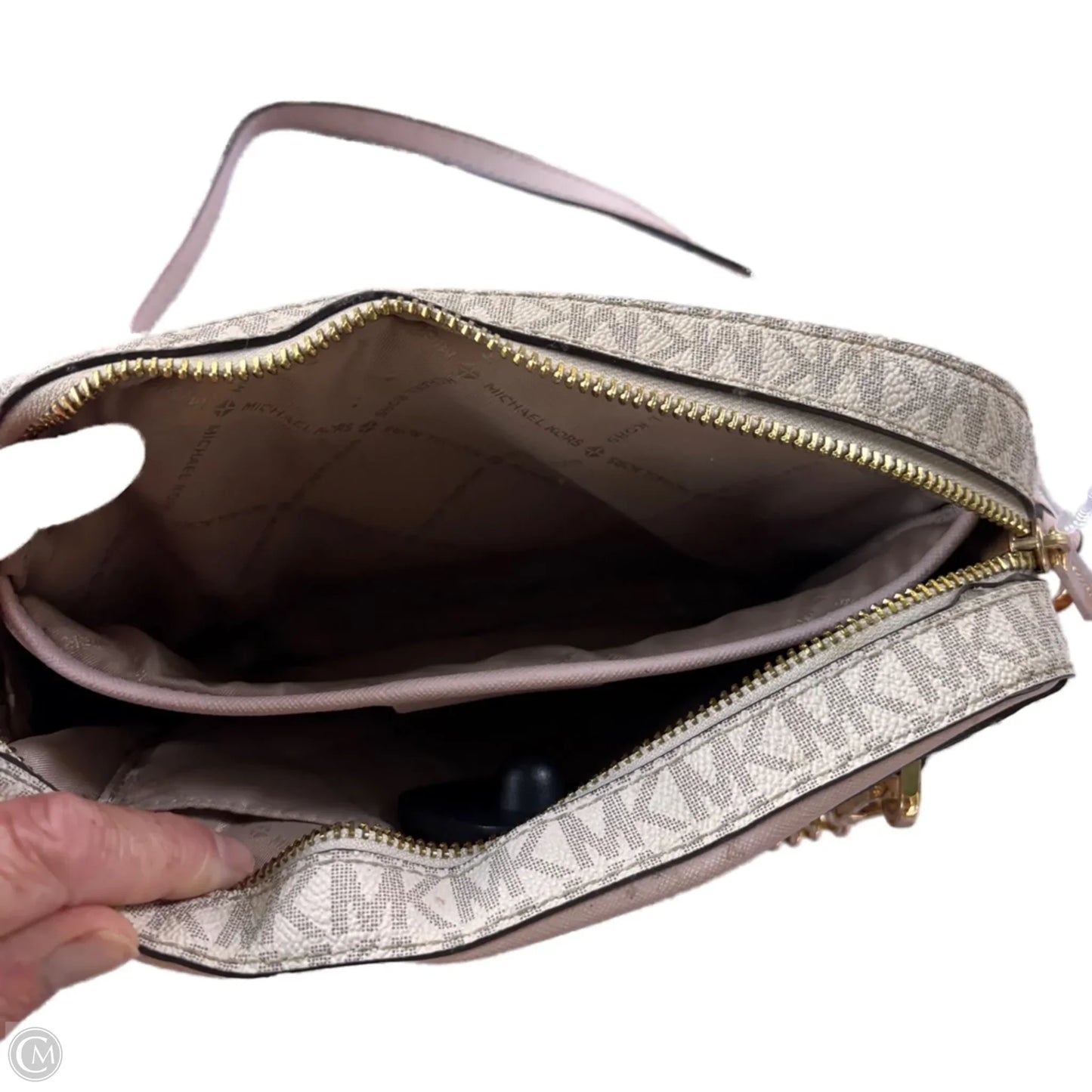 Crossbody Designer By Michael Kors, Size: Medium