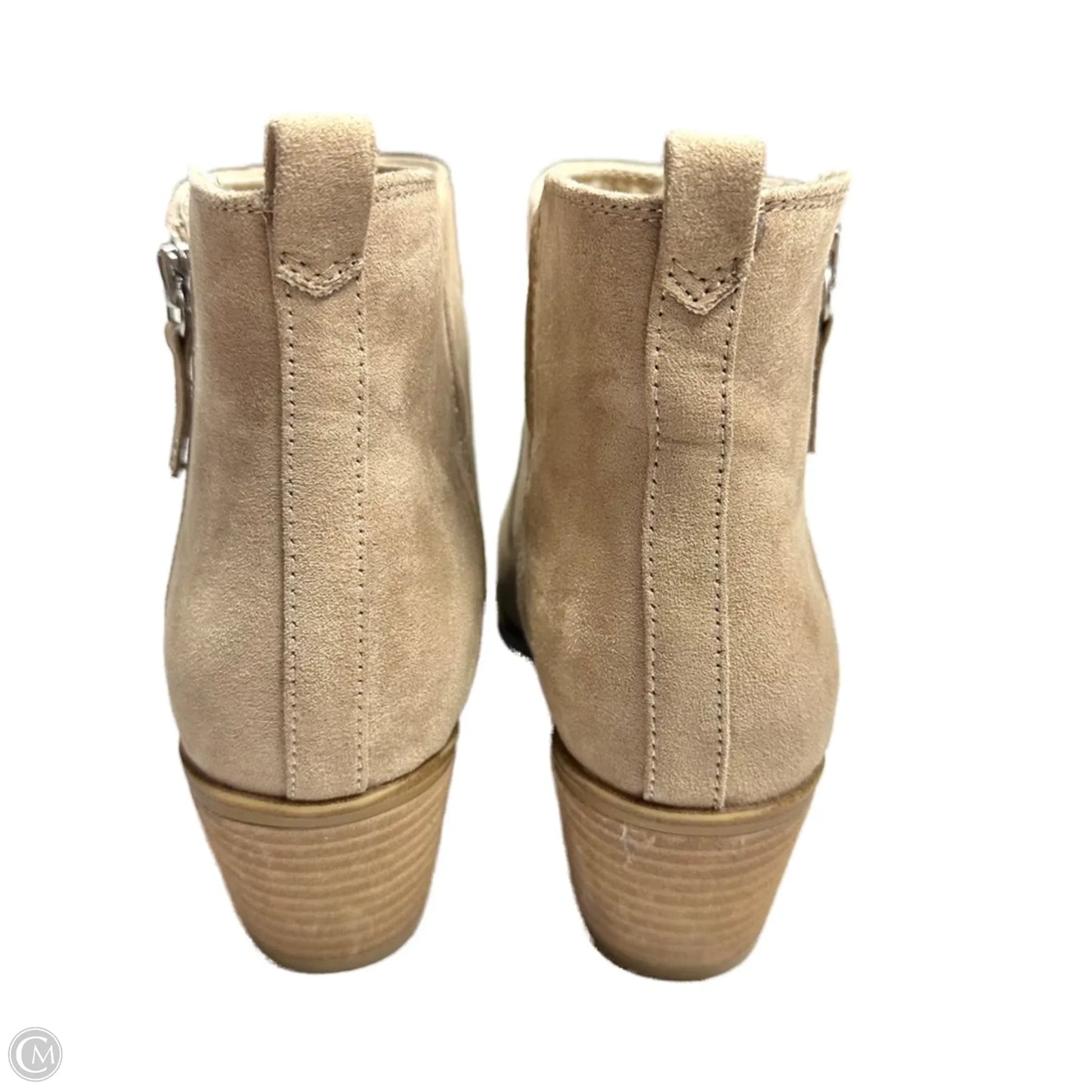 Boots Ankle Heels By Dr Scholls In Tan, Size: 9