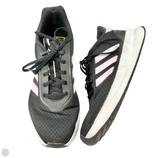 Shoes Sneakers By Adidas In Black & Pink, Size: 10