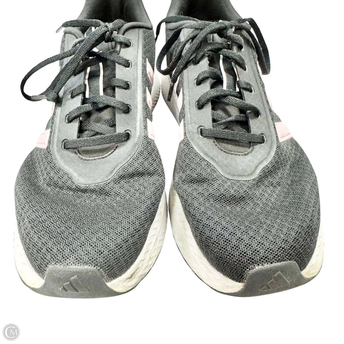 Shoes Sneakers By Adidas In Black & Pink, Size: 10