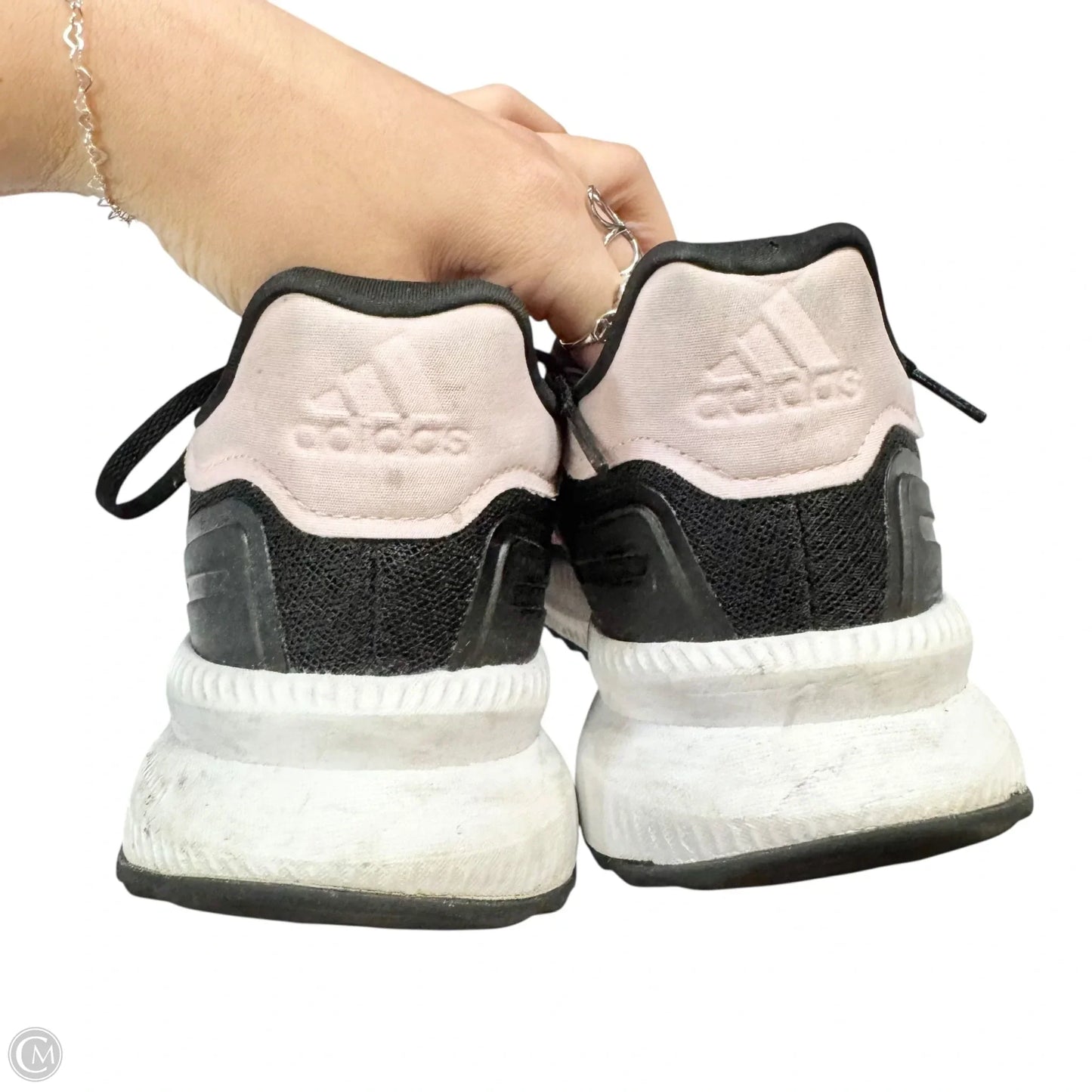 Shoes Sneakers By Adidas In Black & Pink, Size: 10