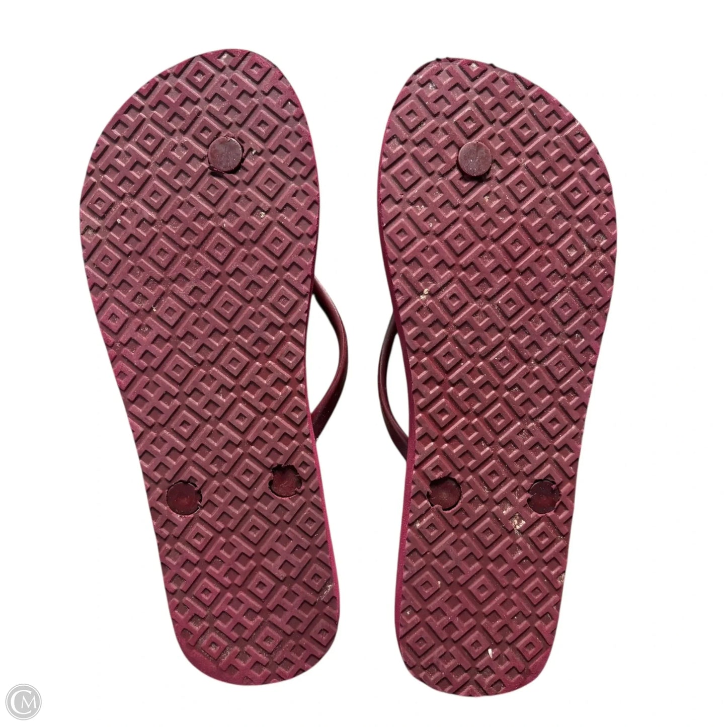 Sandals Designer By Tory Burch In Pink & Red, Size: 7