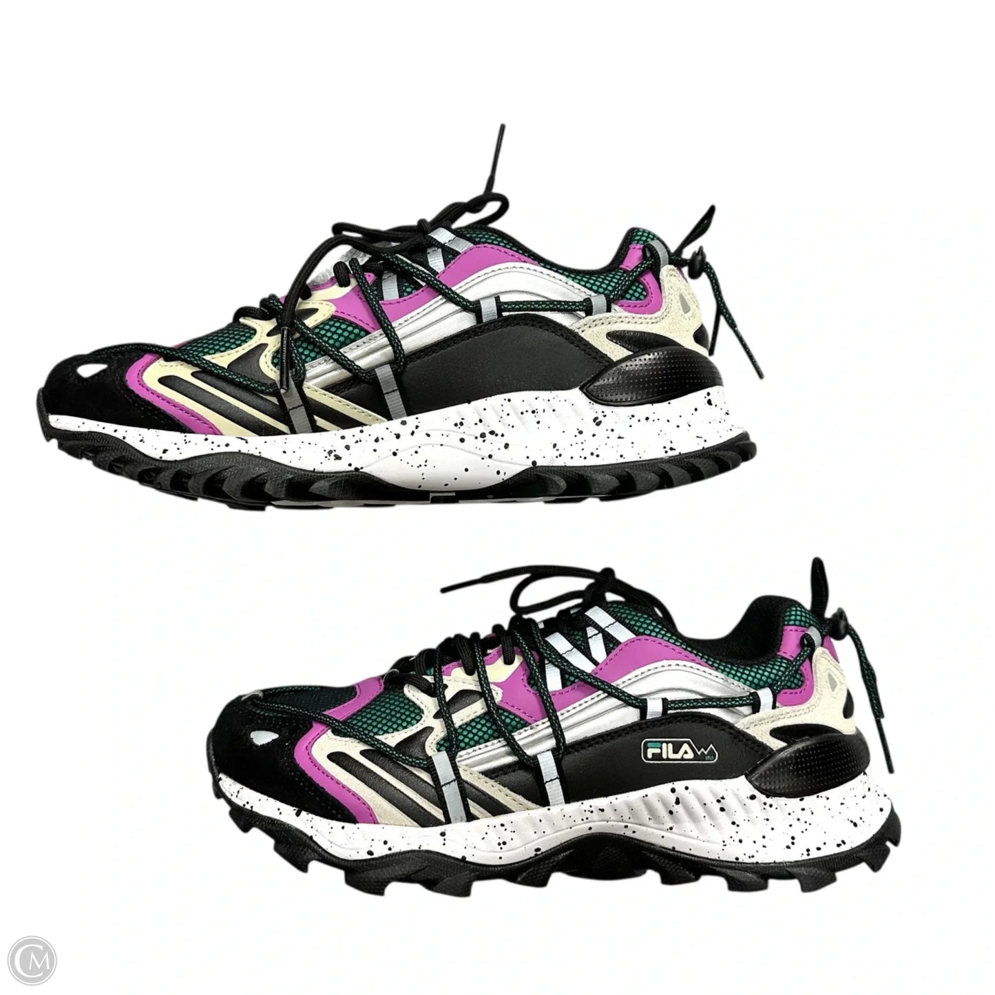 Shoes Sneakers By Fila In Blue & Purple, Size: 7