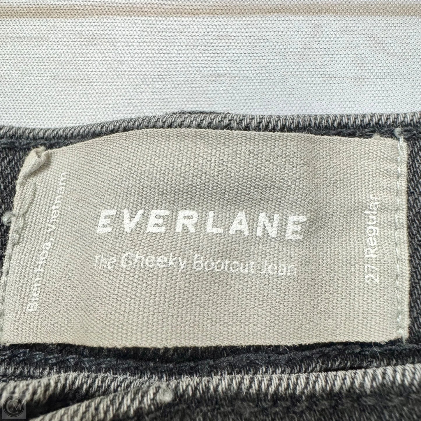 Jeans Boot Cut By Everlane In Black Denim, Size: 4