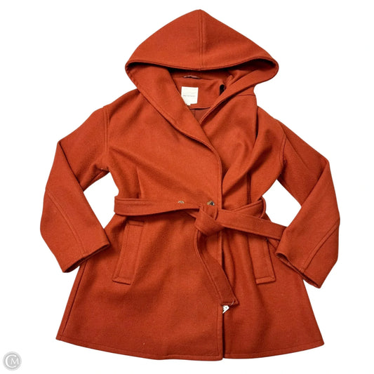 Coat Peacoat By Avec Les Filles In Orange, Size: L