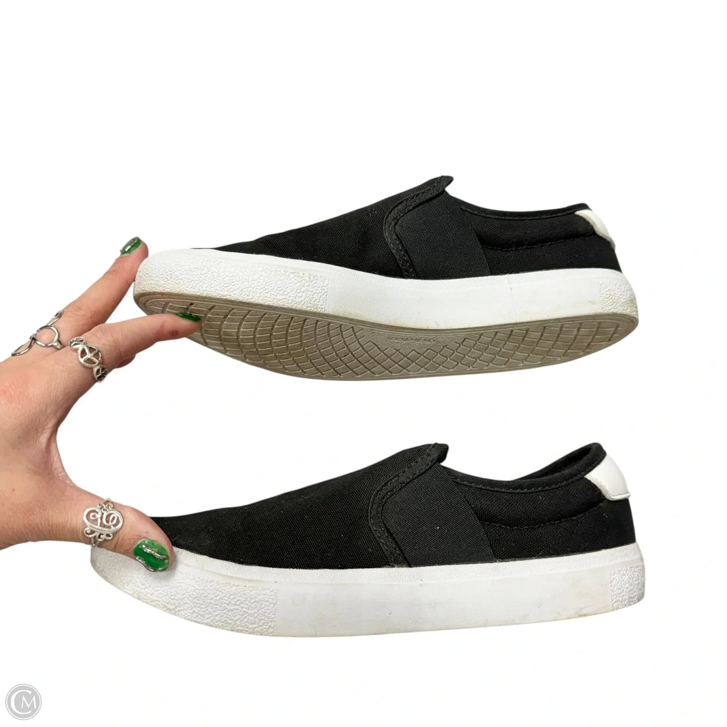 Shoes Sneakers By Adidas In Black & White, Size: 5.5