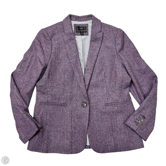 Blazer By J. Crew In Purple, Size: L