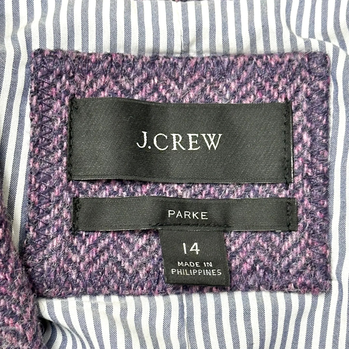 Blazer By J. Crew In Purple, Size: L