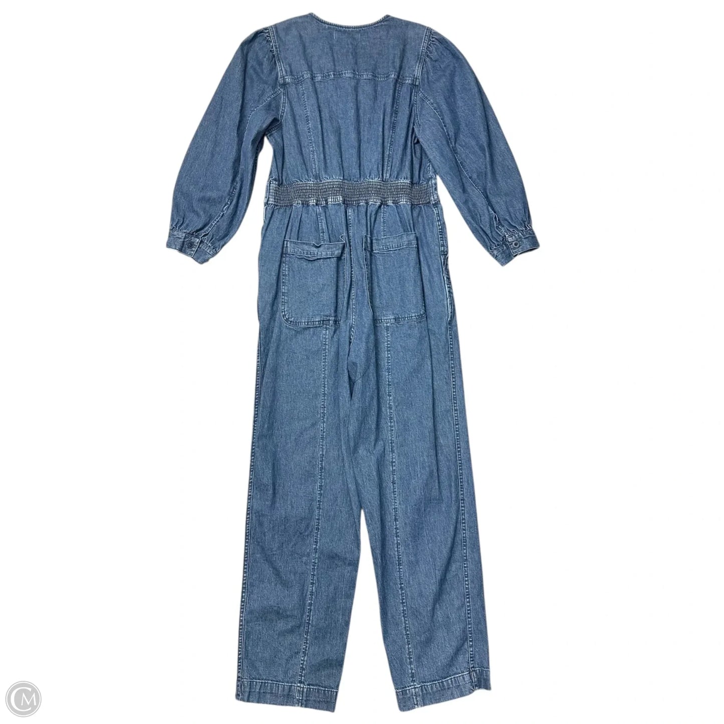 Jumpsuit By Madewell In Blue Denim, Size: 8