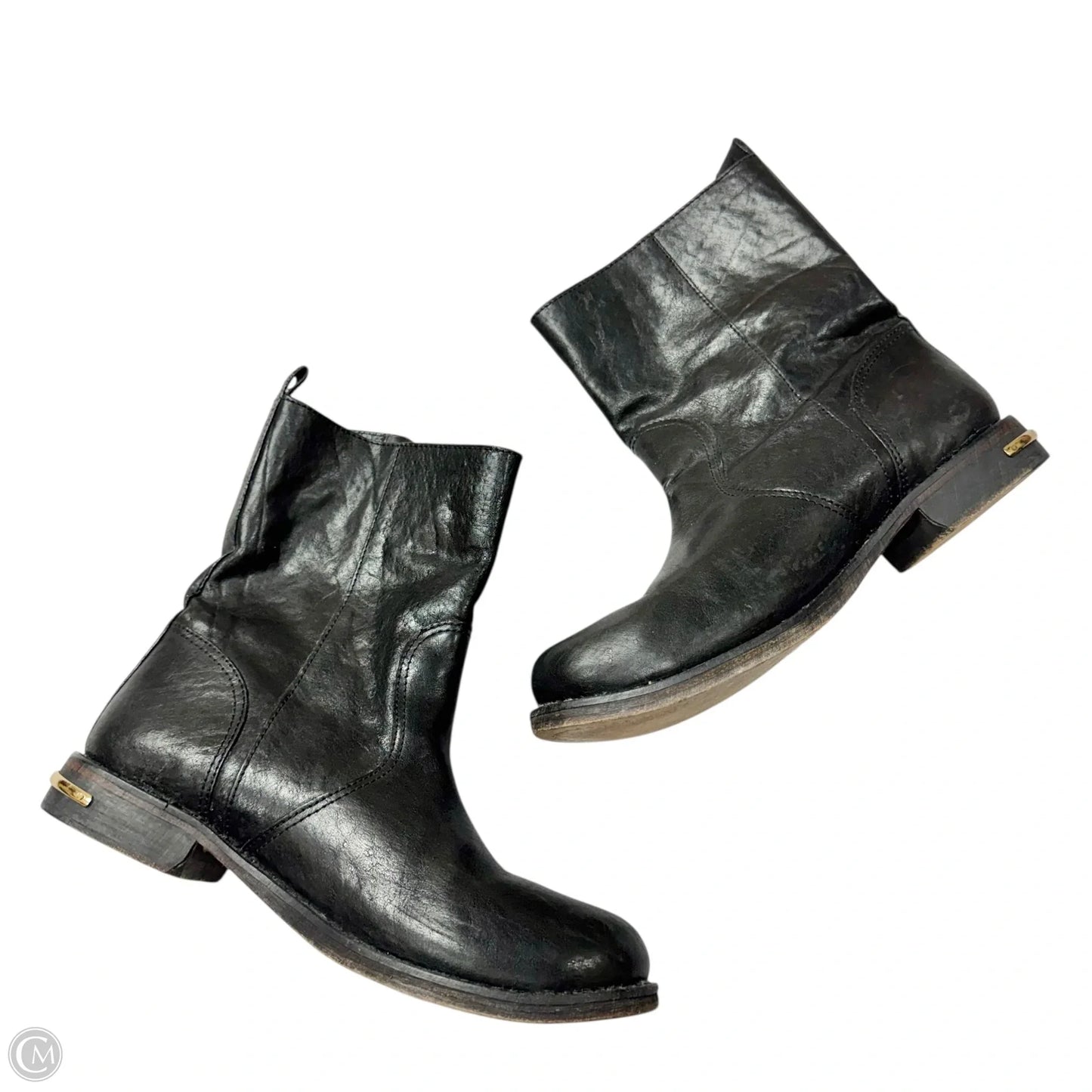 Boots Designer By Tory Burch In Black, Size: 10