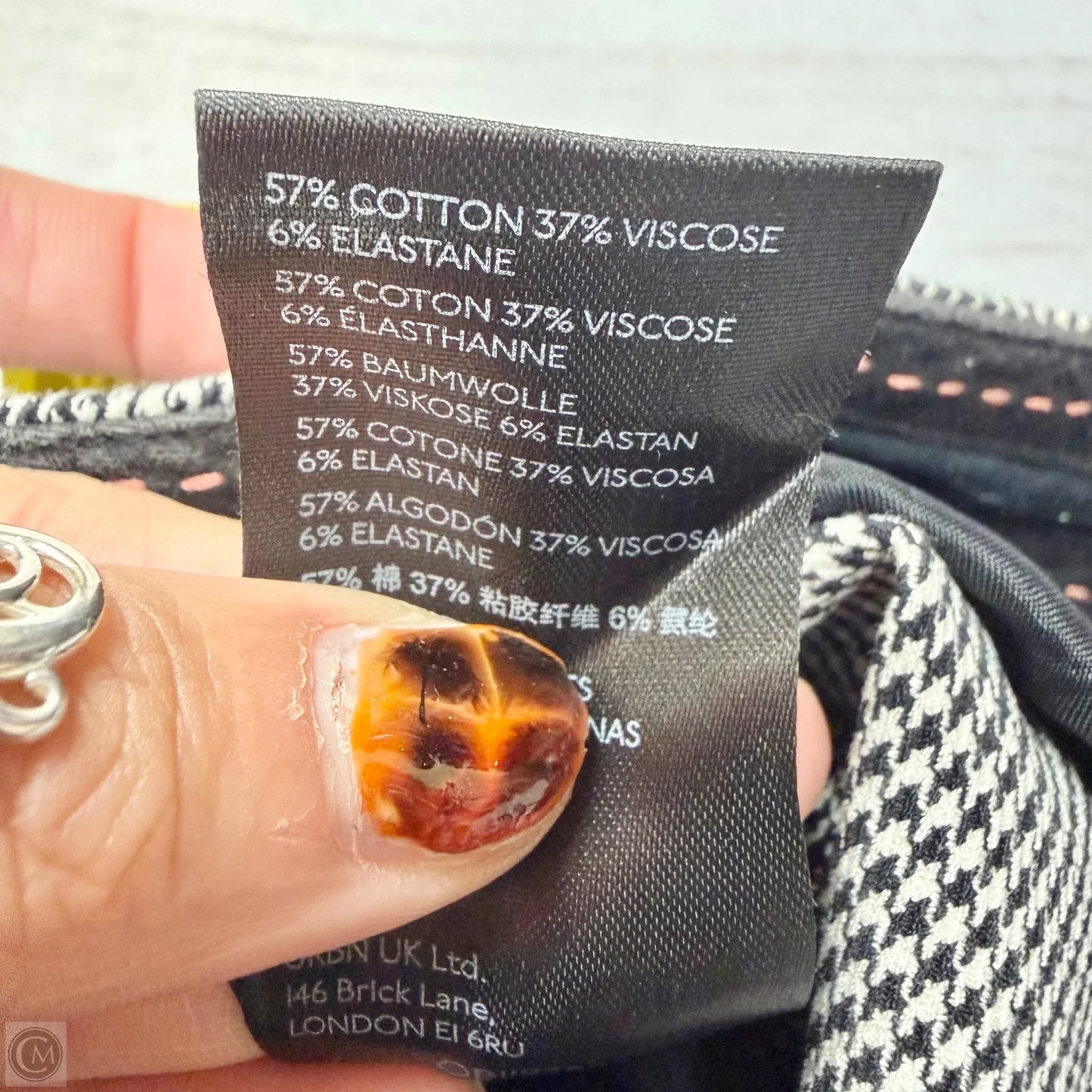 Pants Dress By Anthropologie In Black & White, Size: 4