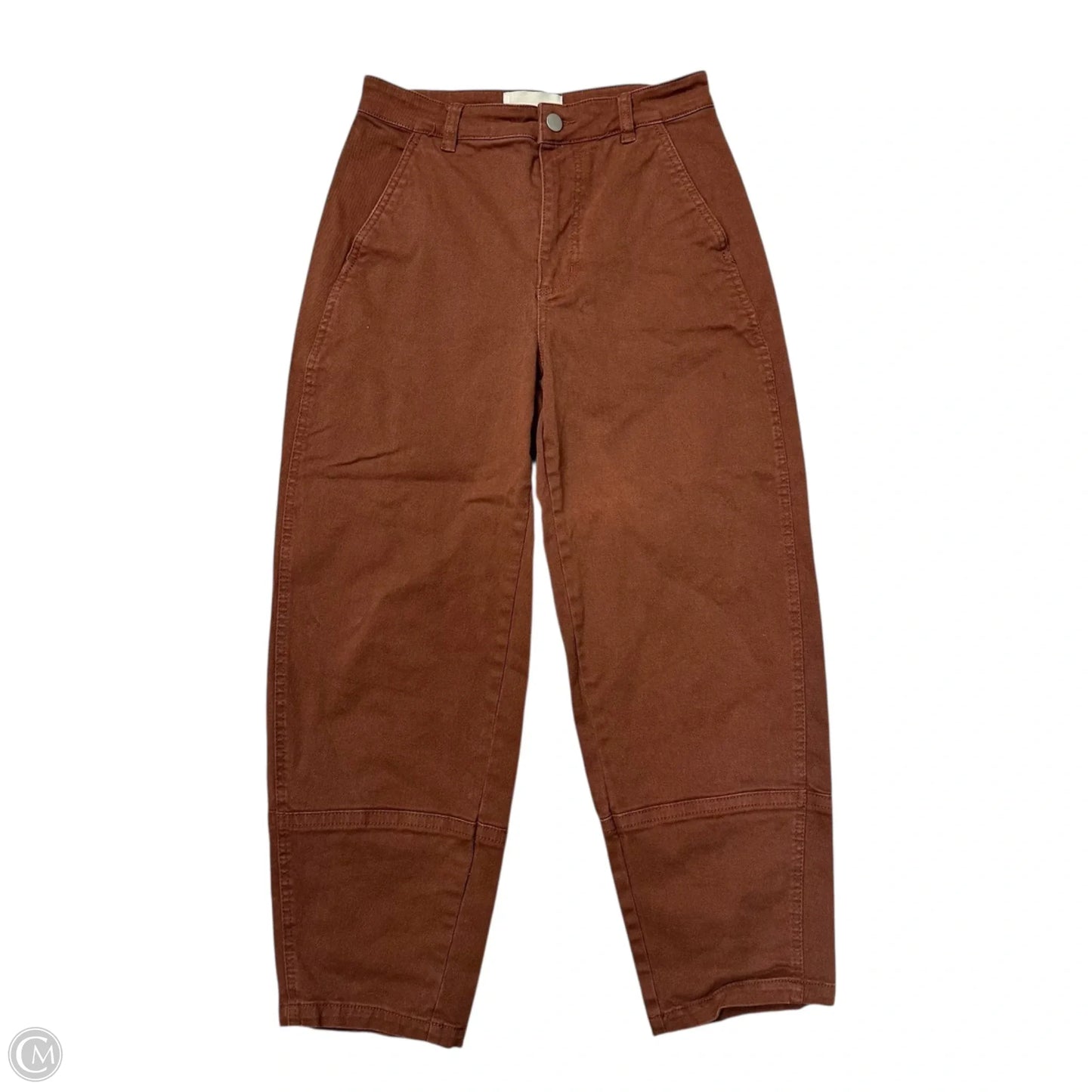 Jeans Wide Leg By Everlane In Brown Denim, Size: 4