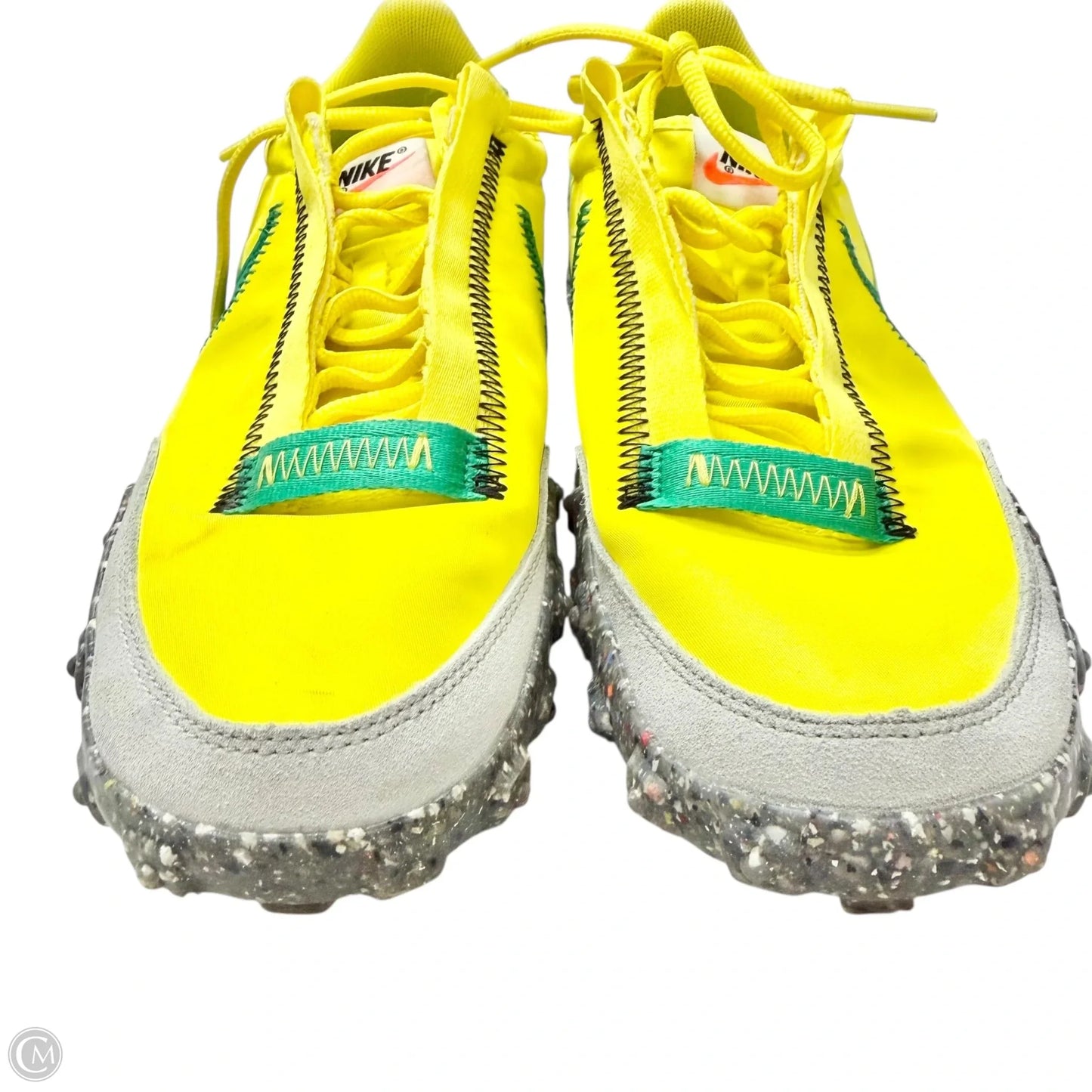 Shoes Sneakers By Nike In Green & Yellow, Size: 9