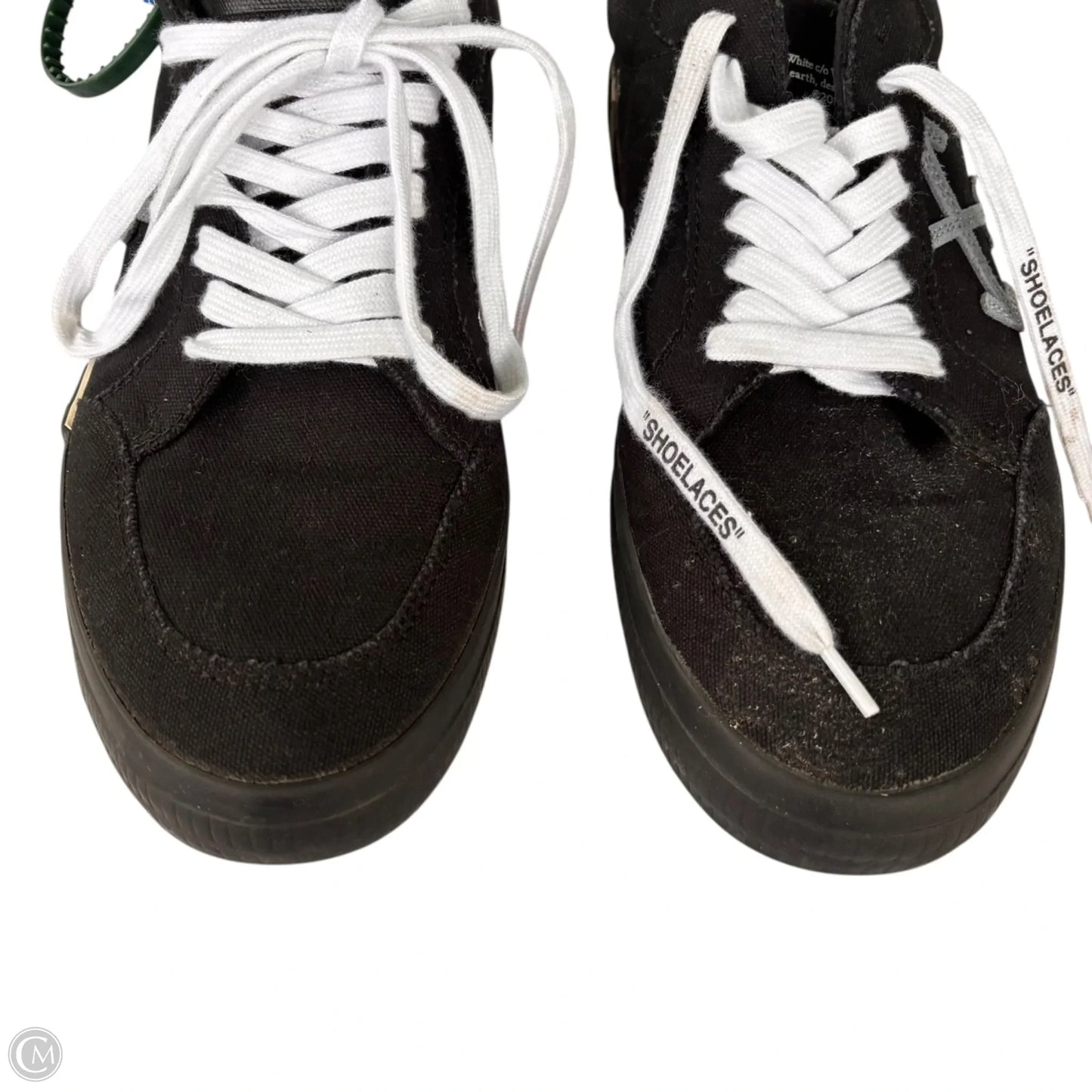 Shoes Luxury Designer By Off-white In Black & White, Size: 12