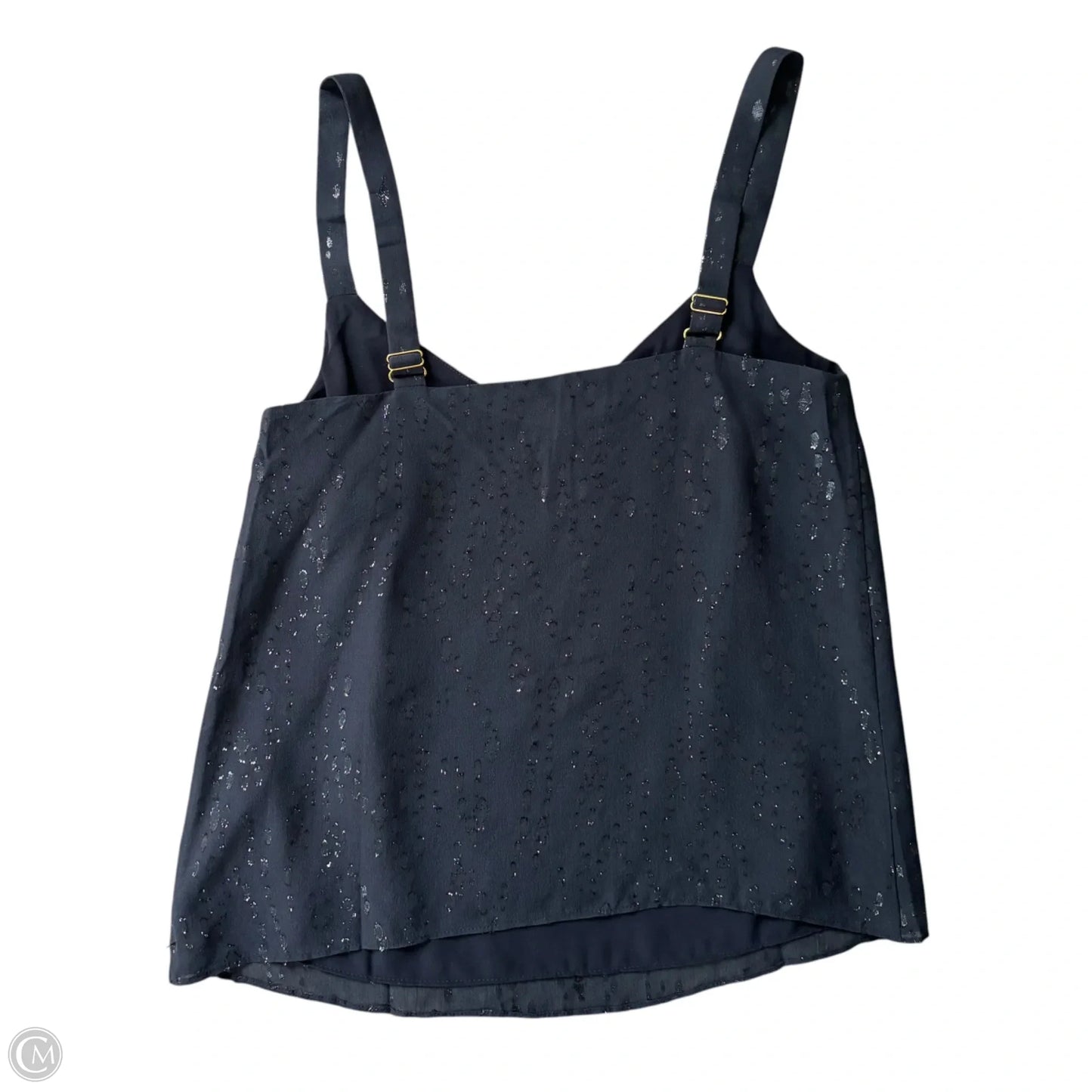 Tank Top Designer By Lilly Pulitzer In Black, Size: Xxs