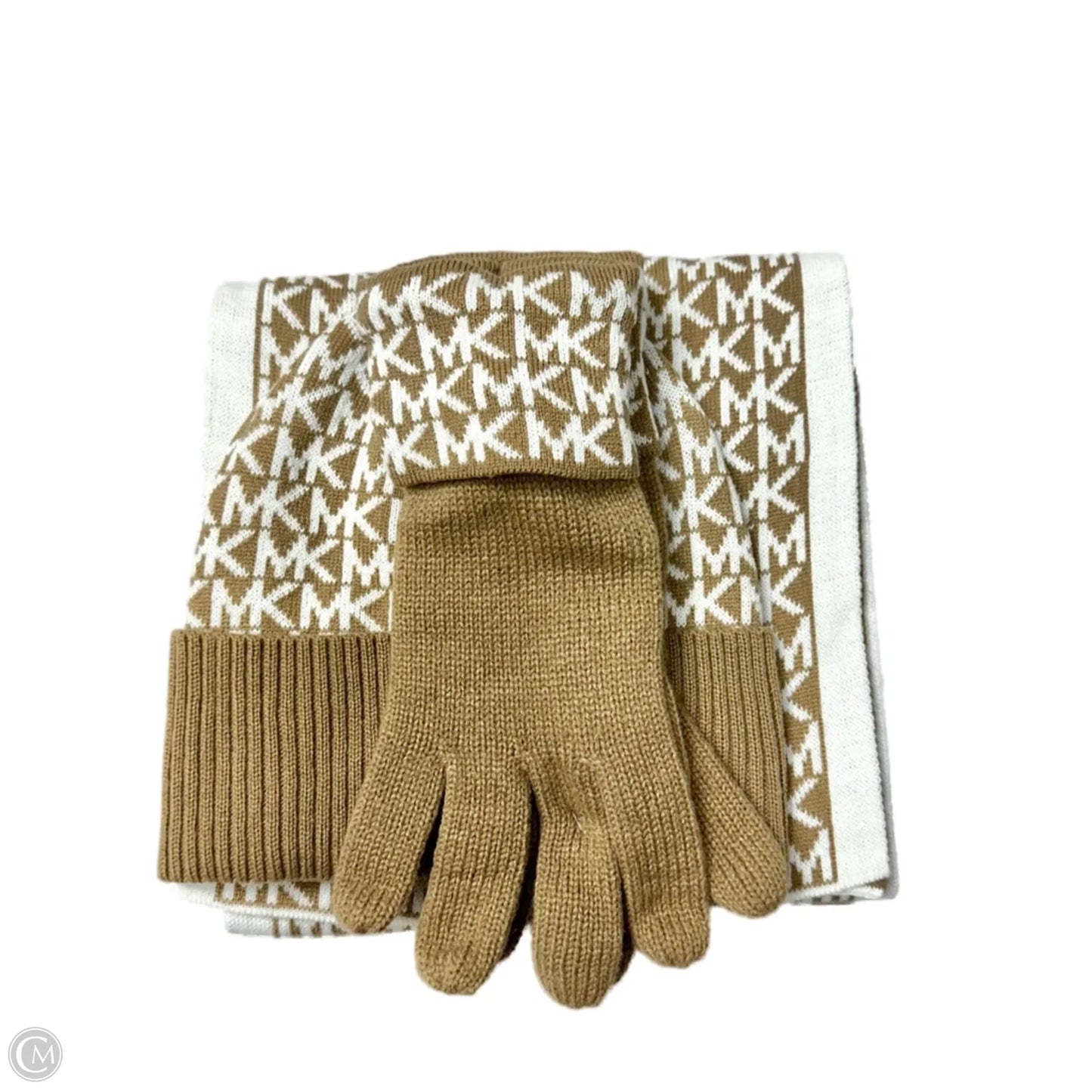 Scarf Winter Set By Michael By Michael Kors In Tan
