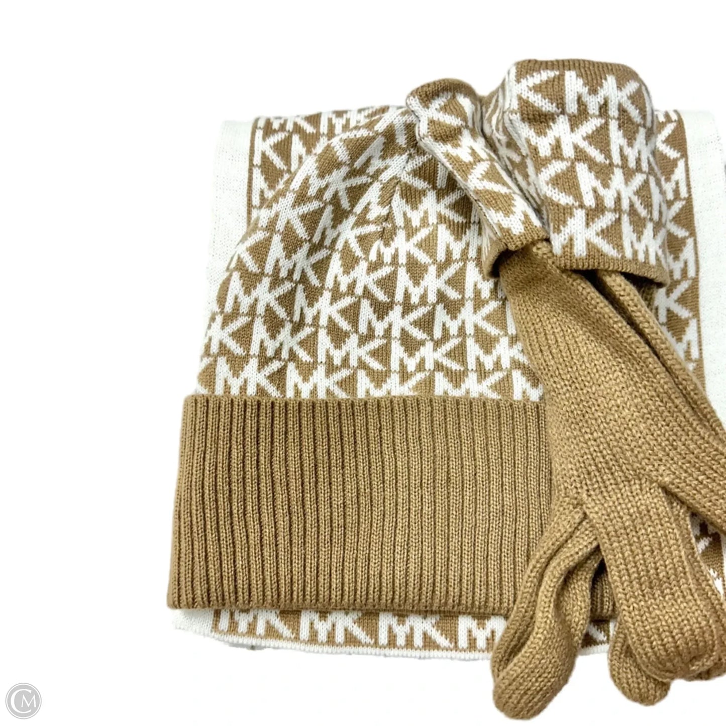 Scarf Winter Set By Michael By Michael Kors In Tan