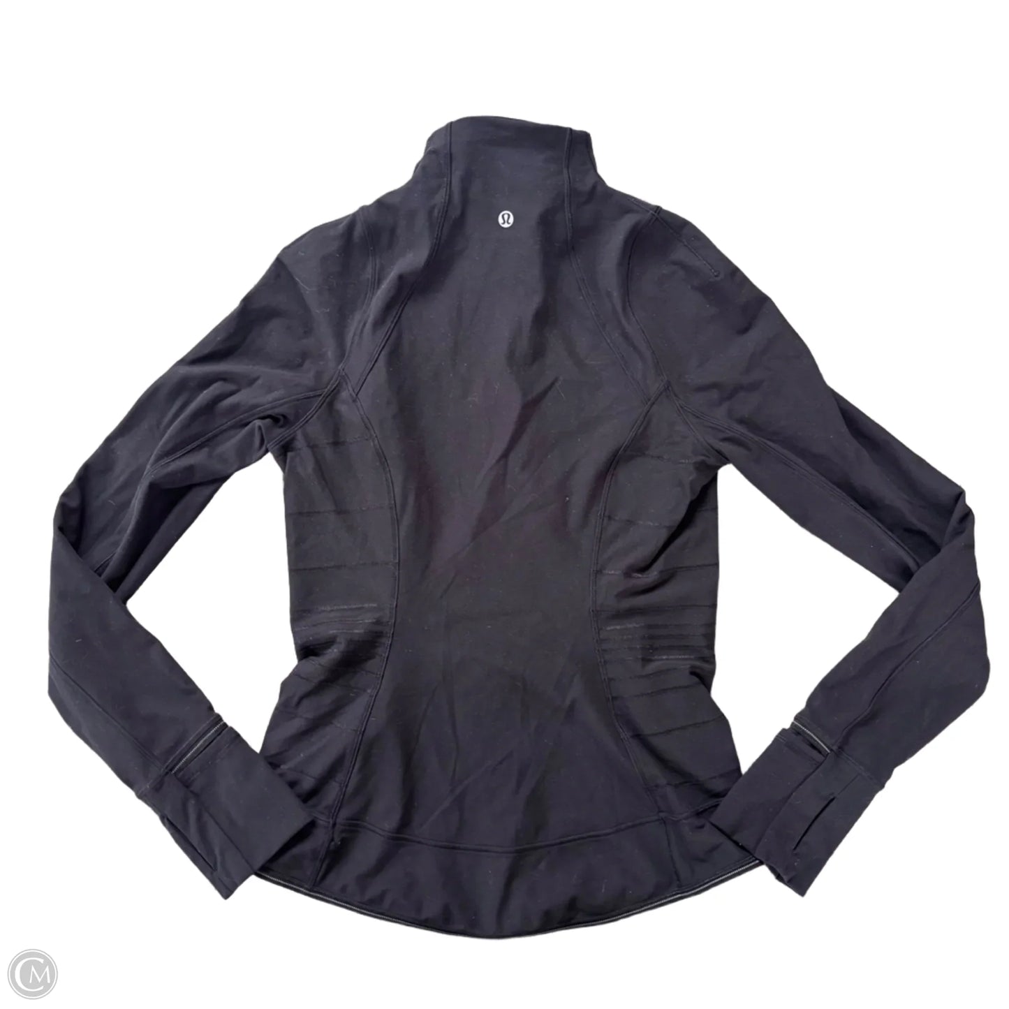 Athletic Jacket By Lululemon In Black, Size: S