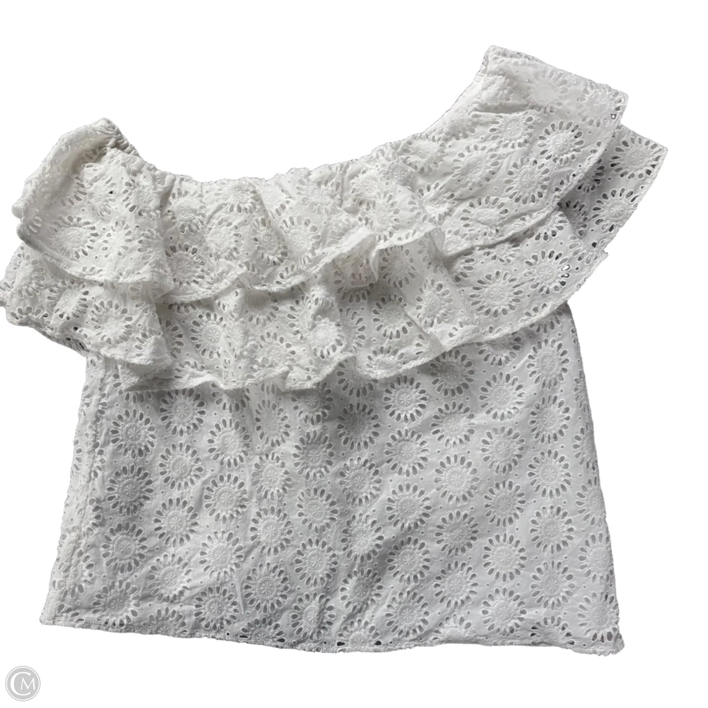 Top Sleeveless Designer By Lilly Pulitzer In White, Size: S