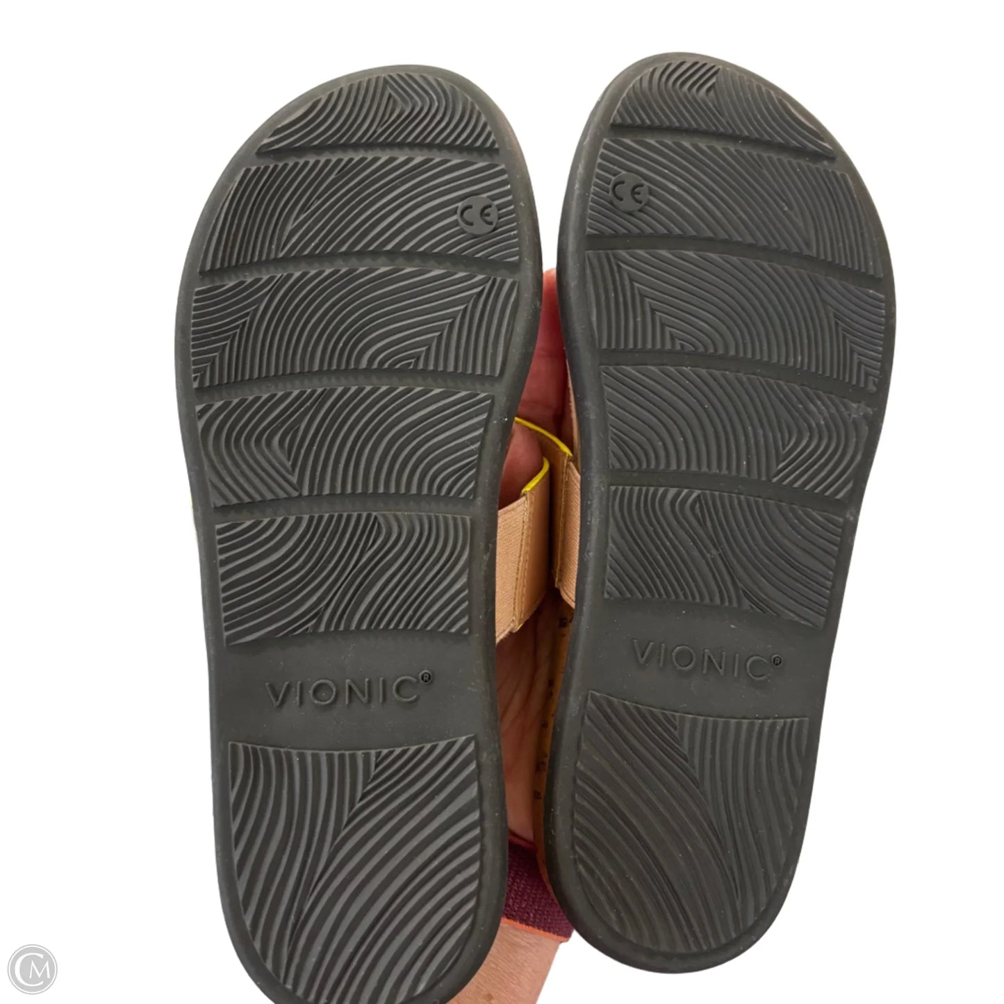 Sandals Flats By Vionic In Brown, Size: 7