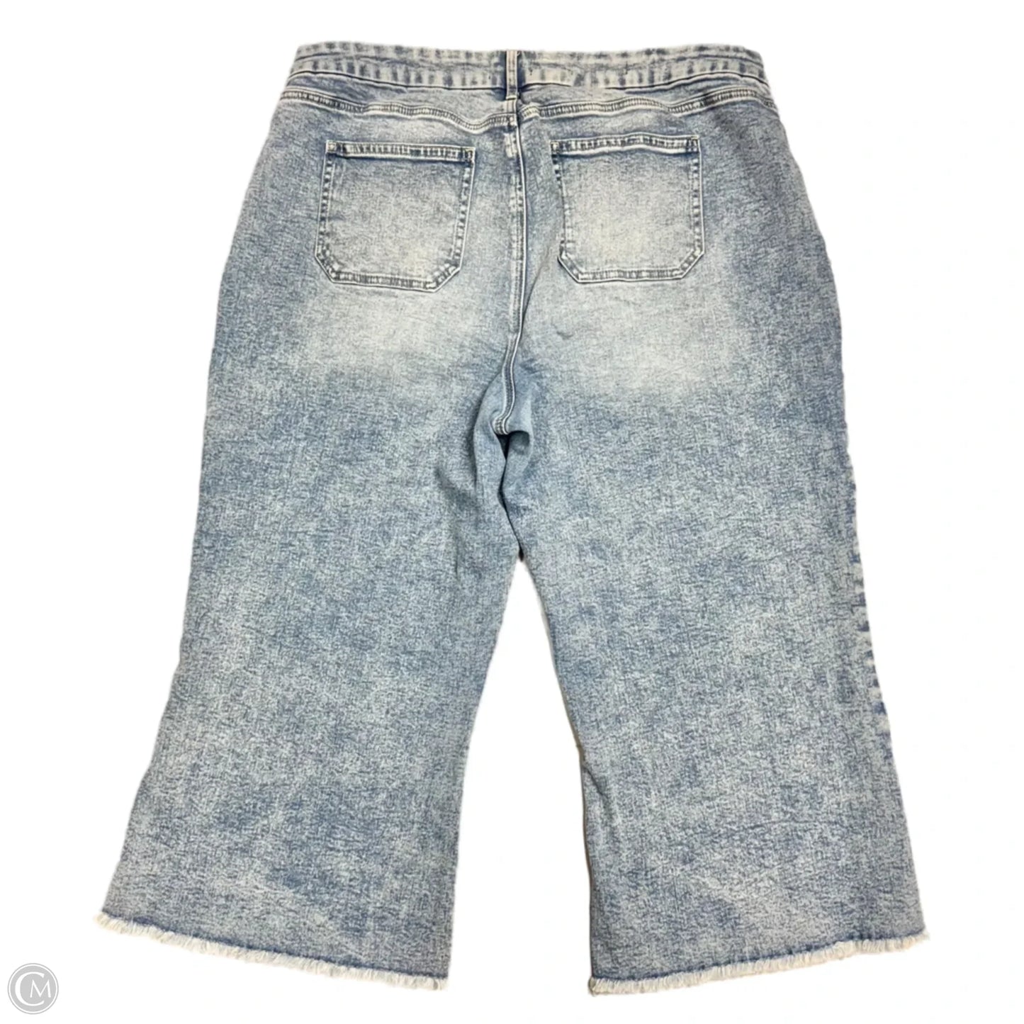 Jeans Wide Leg By Not Your Daughters Jeans In Blue Denim, Size: 18