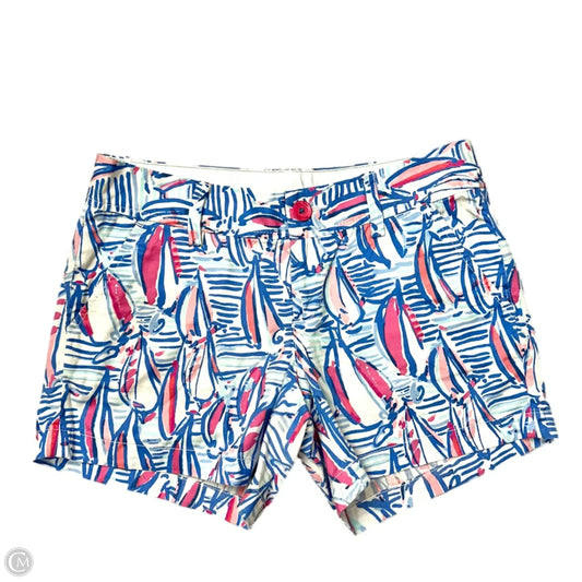 Shorts Designer By Lilly Pulitzer In Blue & Pink, Size: 4