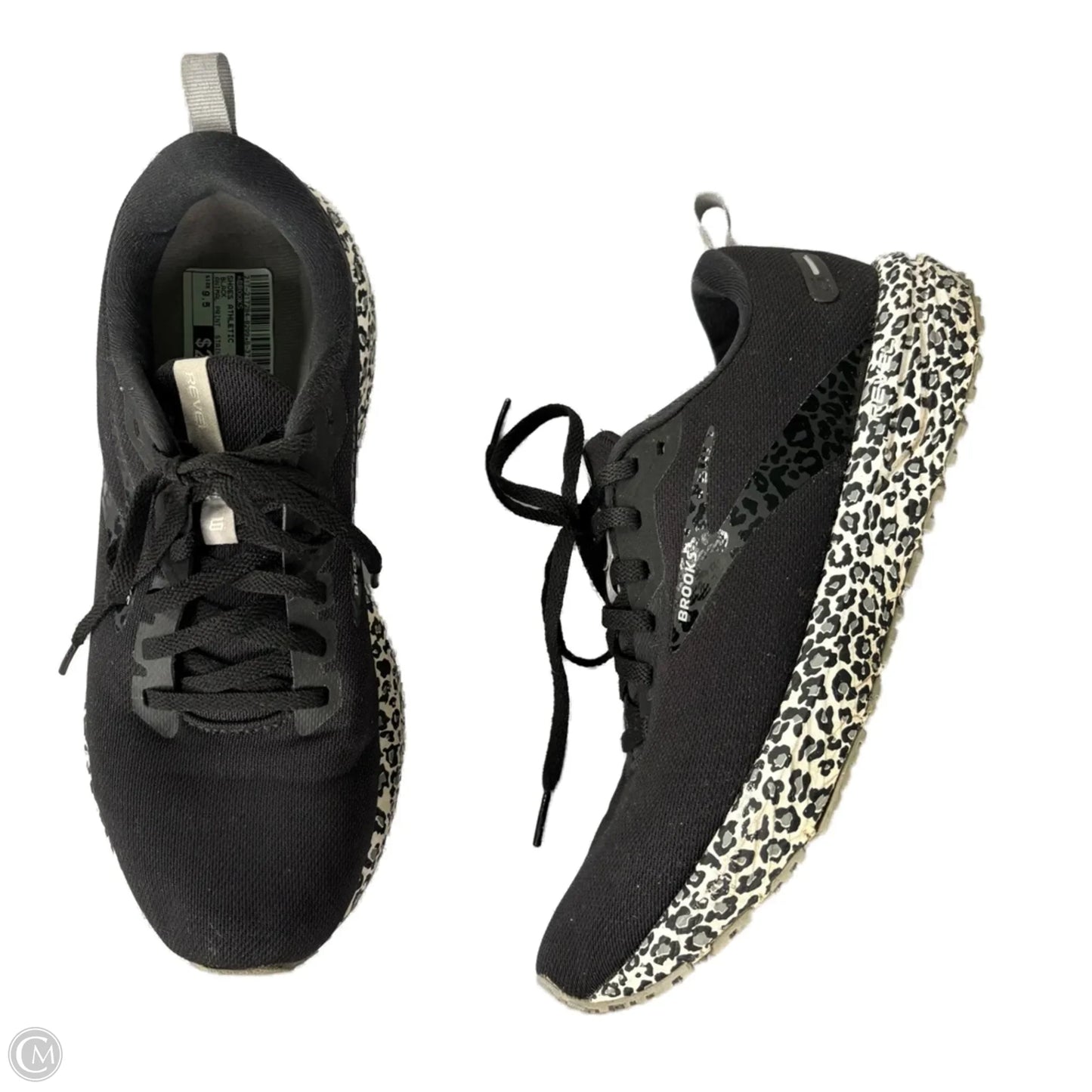 Shoes Athletic By Brooks In Black, Size: 9.5