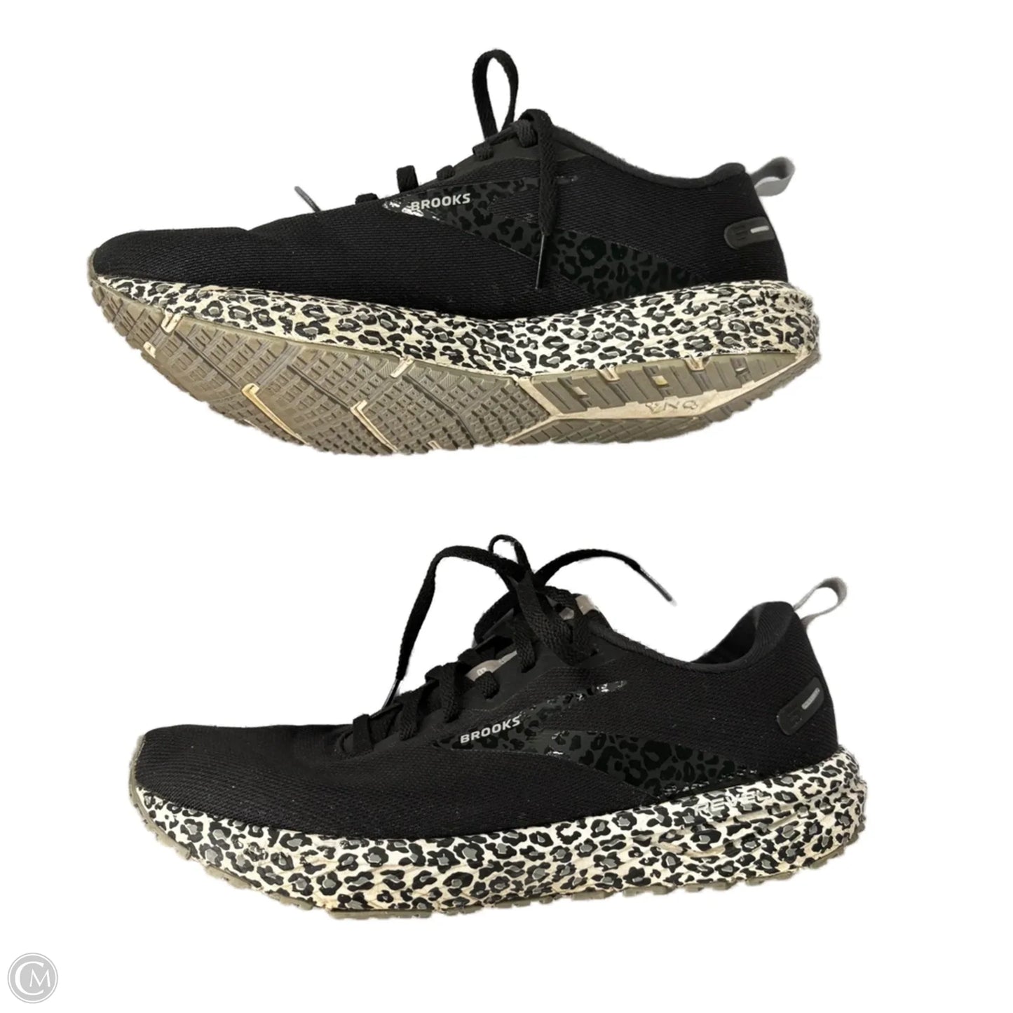 Shoes Athletic By Brooks In Black, Size: 9.5