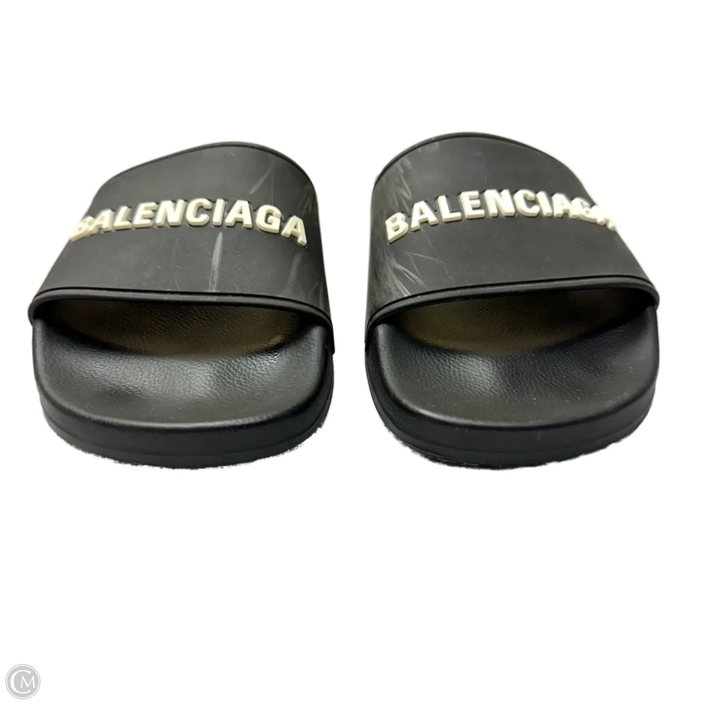 Sandals Luxury Designer By Balenciaga In Black, Size: 7