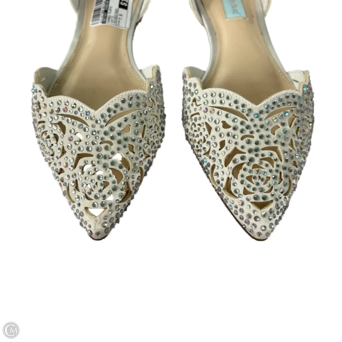 Shoes Flats By Betsey Johnson In White, Size: 7.5